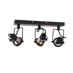 Neu 🎁 QAZQA Industriespot schwarz 3-flammig - Suplux 😍 -Deckenleuchten Verkaufs-Shop 2232 103062 10