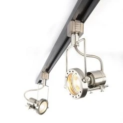 Bester Verkauf 👏 QAZQA Schienensystem mit 3 Spots 1-phasig schwarz mit Stahl - Suplux 🧨 -Deckenleuchten Verkaufs-Shop 2234 94920 5