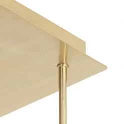 Rabatt 🤩 QAZQA Moderne Deckenleuchte Gold 9-Lichter mit Rauchglas - Athen 🛒 -Deckenleuchten Verkaufs-Shop 2258 103141 7