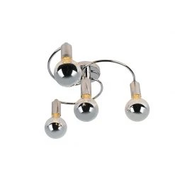 Top 10 ⌛ QAZQA Art deco Deckenleuchte Chrom 4-flammig - Facil ❤️ -Deckenleuchten Verkaufs-Shop 2261 96900 4