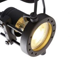 Neu 🎁 QAZQA Industriespot schwarz 3-flammig - Suplux 😍 -Deckenleuchten Verkaufs-Shop 2298 103062 8