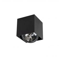 Coupon 😀 QAZQA Design-Spot schwarzes Quadrat - Box 😍 -Deckenleuchten Verkaufs-Shop 2303 104782 10