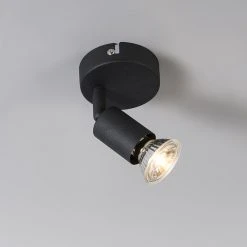 Top 10 💯 QAZQA Moderner Strahler Schwarz neigbar - Jeany 1 🎉 -Deckenleuchten Verkaufs-Shop 2327 93271 2