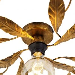 Bestpreis 💯 QAZQA Vintage Deckenlampe Antik Gold - Linde 👍 -Deckenleuchten Verkaufs-Shop 2344 106087 5