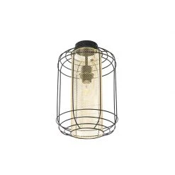 Am billigsten 🥰 QAZQA Design-Deckenleuchte schwarz mit Gold - Gaze 👍 23 Am billigsten 🥰 QAZQA Design-Deckenleuchte schwarz mit Gold - Gaze 👍 -Deckenleuchten Verkaufs-Shop 2345 104849 11