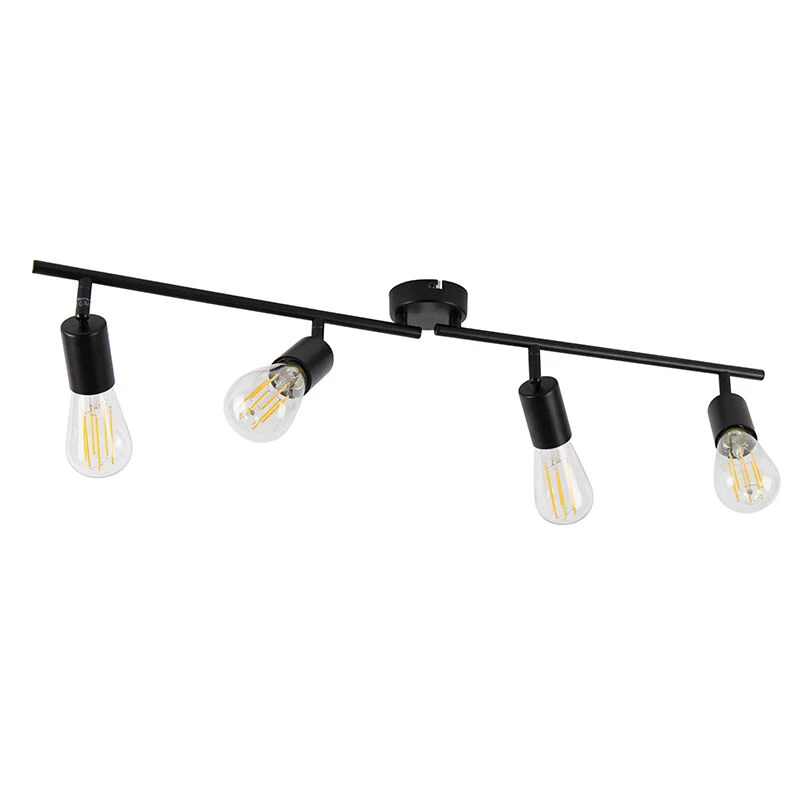 Rabatt 🌟 QAZQA Modernes Spotschwarz 4-Licht verstellbar - Facil 🔥 18 Rabatt 🌟 QAZQA Modernes Spotschwarz 4-Licht verstellbar - Facil 🔥 – Bild 18