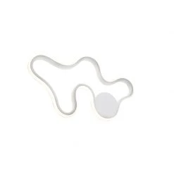 Billig 🔥 QAZQA Moderne Wandleuchte weiß inkl. LED - Plomp 🛒 -Deckenleuchten Verkaufs-Shop 2350 98406 4