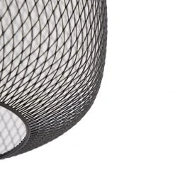 Angebote 👏 QAZQA Moderne schwarze Deckenleuchte - Bliss Mesh 🎉 -Deckenleuchten Verkaufs-Shop 2369 98915 2