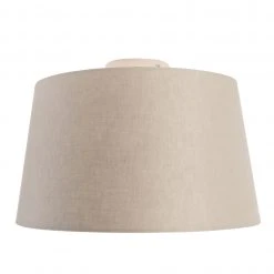 Großhandel 😀 QAZQA Moderne Deckenleuchte mit taupe Schirm 35 cm - Combi ⭐ -Deckenleuchten Verkaufs-Shop 2371 98641 4