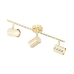 Budget 💯 QAZQA Moderne Deckenleuchte Messing 3-flammig verstellbar - Jeana 🥰 -Deckenleuchten Verkaufs-Shop 2375 103881 9