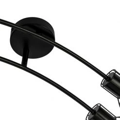 Rabatt 😉 QAZQA Moderne Deckenleuchte schwarz 60 cm 4-flammig verstellbar - Botu 🎁 -Deckenleuchten Verkaufs-Shop 2404 102391 6