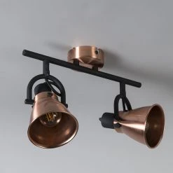 Coupon 🥰 QAZQA Klassischer Punktkupfer - Jos 2 ❤️ -Deckenleuchten Verkaufs-Shop 2430 92930 8