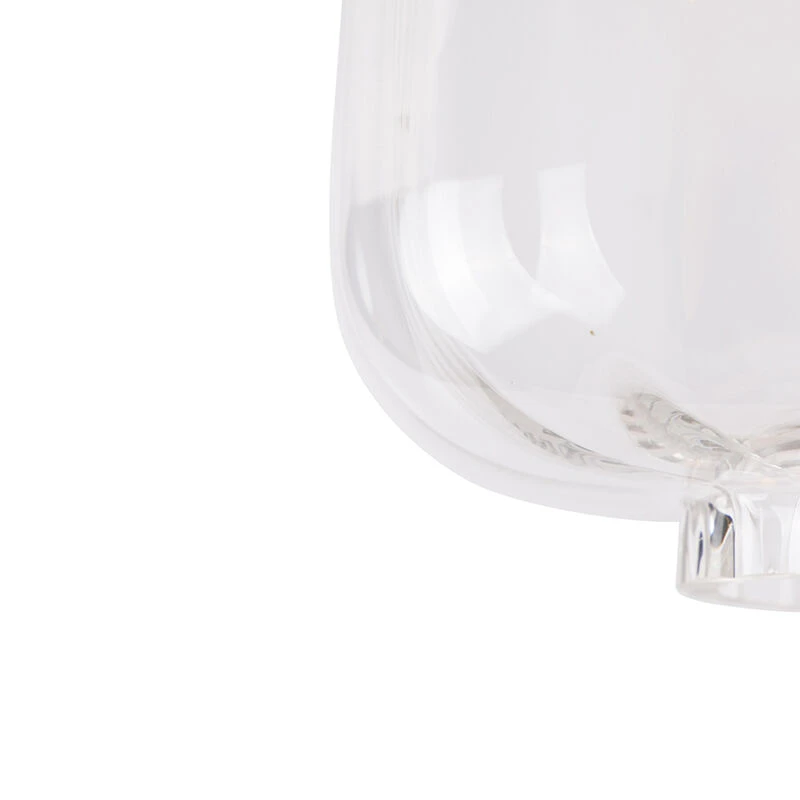 Auslauf 😉 QAZQA Design Deckenleuchte schwarz mit klarem Glas - Qara 🌟 4 Auslauf 😉 QAZQA Design Deckenleuchte schwarz mit klarem Glas - Qara 🌟 – Bild 4