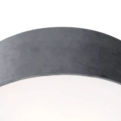 Beste Bewertungen von 😍 QAZQA Plafondlamp grijs 40 cm met gouden binnenkant - Drum 🧨 -Deckenleuchten Verkaufs-Shop 2480 105482 2