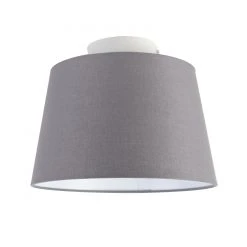 Billig 🎁 QAZQA Moderne Deckenleuchte mit dunkelgrauem Schirm 25 cm - Combi 🥰 19 Billig 🎁 QAZQA Moderne Deckenleuchte mit dunkelgrauem Schirm 25 cm - Combi 🥰 -Deckenleuchten Verkaufs-Shop 2483 98644 9