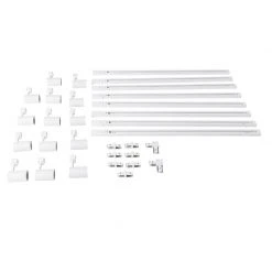 Billig 🎁 QAZQA Modernes Schienensystem weiß mit 14 Spots 1-phasig - Jeana 🌟 -Deckenleuchten Verkaufs-Shop 2485 103926 11