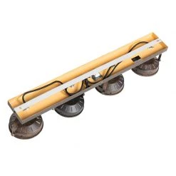 Rabatt 👏 QAZQA Vintage Fleck rostbraun länglich 4-flammig - Tamina 🎁 -Deckenleuchten Verkaufs-Shop 2492 104429 10