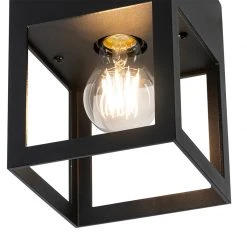 Blitzangebot 💯 QAZQA Moderne Deckenleuchte schwarz - Cela 💯 -Deckenleuchten Verkaufs-Shop 2497 102838 2