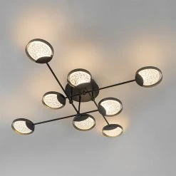 Coupon 💯 QAZQA Deckenleuchte schwarz inkl. LED 3-Stufen dimmbar 8 Lichter - Patrick 👍 29 Coupon 💯 QAZQA Deckenleuchte schwarz inkl. LED 3-Stufen dimmbar 8 Lichter - Patrick 👍 -Deckenleuchten Verkaufs-Shop 2497 104518 13