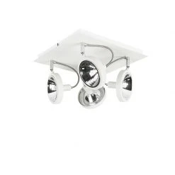 Billig 👍 QAZQA Design Spot weiß 4-flammig einstellbar - Nox 🌟 17 Billig 👍 QAZQA Design Spot weiß 4-flammig einstellbar - Nox 🌟 -Deckenleuchten Verkaufs-Shop 2505 89018 8