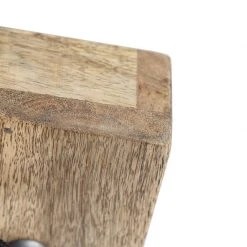 Am billigsten 🎁 QAZQA Industrie Spot schwarz mit Mangoholz 18 cm - Mangos ✔️ -Deckenleuchten Verkaufs-Shop 2509 98833 8