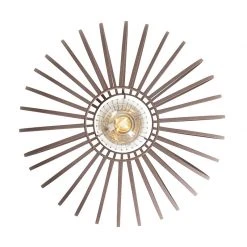 Bestes Angebot ⌛ QAZQA Design plafondlamp roestbruin 39 cm - Johanna 🌟 -Deckenleuchten Verkaufs-Shop 2513 105577 7