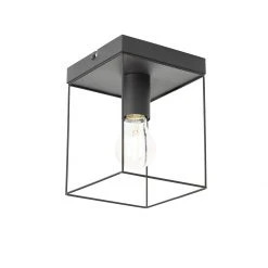 Besorgen 😉 QAZQA Minimalistische Deckenleuchte schwarz - Kodi 🧨 -Deckenleuchten Verkaufs-Shop 2513 105599 7