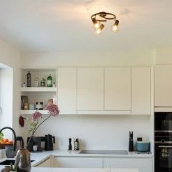 Schlussverkauf ✔️ QAZQA Art Deco Spot schwarz schwenk- und neigbar - Mosh 3 🎉