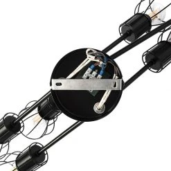 Angebote ✔️ QAZQA Moderne Deckenleuchte schwarz 65 cm 6-Lichter - Botu ❤️ 15 Angebote ✔️ QAZQA Moderne Deckenleuchte schwarz 65 cm 6-Lichter - Botu ❤️ -Deckenleuchten Verkaufs-Shop 2547 102392 6