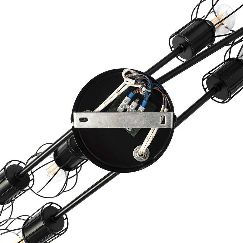 Angebote ✔️ QAZQA Moderne Deckenleuchte schwarz 65 cm 6-Lichter - Botu ❤️ 7 Angebote ✔️ QAZQA Moderne Deckenleuchte schwarz 65 cm 6-Lichter - Botu ❤️ – Bild 7