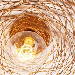 Top 10 👏 QAZQA Design-Deckenleuchte Kupfer - Sarella 😍 -Deckenleuchten Verkaufs-Shop 2573 104530 2