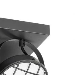 Am billigsten 🧨 QAZQA Vintage Spot schwarz quadratisch 4-flammig - Tamina 🌟 -Deckenleuchten Verkaufs-Shop 2585 104432 6