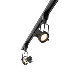 Bestpreis 😀 QAZQA Schienensystem mit 5 Spots 1-phasig schwarz - Sulux 🔥 -Deckenleuchten Verkaufs-Shop 2633 104855 4