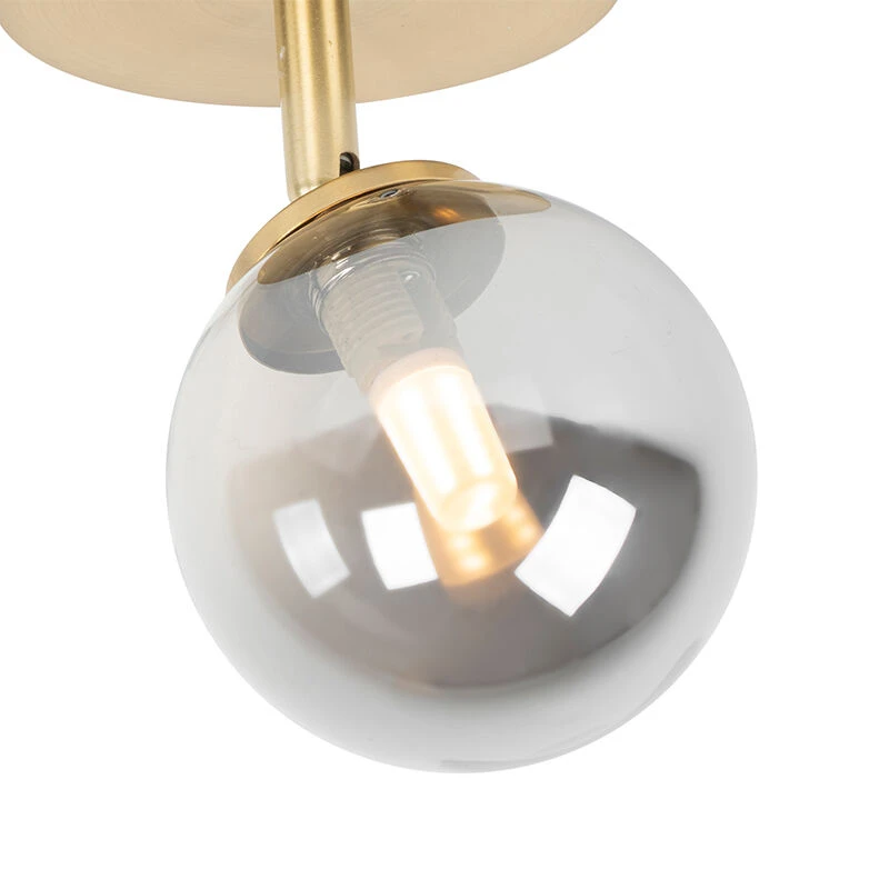 Bestpreis ⭐ QAZQA Country Spot gold verstellbar mit Rauchglas - Athen 🎁 4 Bestpreis ⭐ QAZQA Country Spot gold verstellbar mit Rauchglas - Athen 🎁 – Bild 4