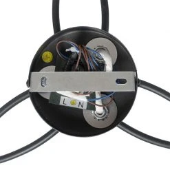 Brandneu 🎁 QAZQA Moderne Deckenleuchte schwarz 6-Lichter mit Rauchglas - Athen 💯 -Deckenleuchten Verkaufs-Shop 2669 103122 10