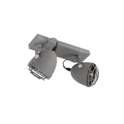 Besorgen 🔥 QAZQA Industriell verstellbarer Spot grauer Beton 2-Licht - Rebus ✨ -Deckenleuchten Verkaufs-Shop 2675 97815 10