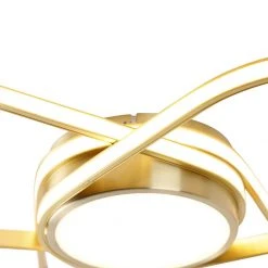 Großhandel ✨ QAZQA Design Deckenleuchte Messing inkl. LED 3-stufig dimmbar - Spas ❤️ -Deckenleuchten Verkaufs-Shop 2688 102941 3