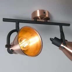 Coupon 🥰 QAZQA Klassischer Punktkupfer - Jos 2 ❤️ -Deckenleuchten Verkaufs-Shop 2692 92930 5