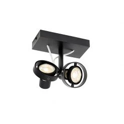 Rabatt 🌟 QAZQA Moderne spot zwart 2-lichts - Master 50 😉 -Deckenleuchten Verkaufs-Shop 2701 105410 8