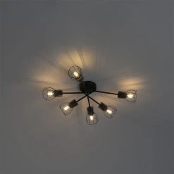 Angebote ✔️ QAZQA Moderne Deckenleuchte schwarz 65 cm 6-Lichter - Botu ❤️ 16 Angebote ✔️ QAZQA Moderne Deckenleuchte schwarz 65 cm 6-Lichter - Botu ❤️ -Deckenleuchten Verkaufs-Shop 2708 102392 7