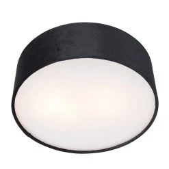 Coupon 🎉 QAZQA Deckenleuchte schwarz 30 cm mit goldener Innenseite - Drum 🔔 -Deckenleuchten Verkaufs-Shop 2709 105475 5