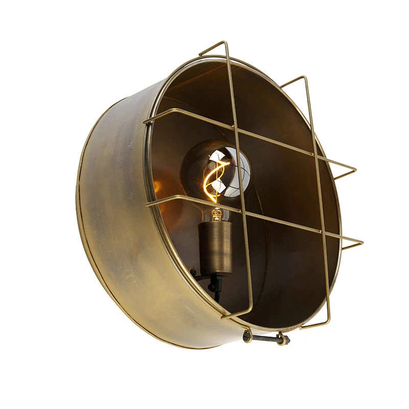 Aktion 🔥 QAZQA Industrielle Deckenleuchte Bronze 35 cm - Barril 🧨 3 Aktion 🔥 QAZQA Industrielle Deckenleuchte Bronze 35 cm - Barril 🧨 – Bild 3