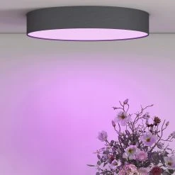 Bester Verkauf ❤️ Calex Smart plafondlamp zwart 40 cm incl. LED RGB - Taiko 🔔 -Deckenleuchten Verkaufs-Shop 2756 106166 16