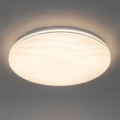 Besorgen 🎉 QAZQA Smart Deckenleuchte weiß 48 cm inkl. LED und Dimmer - Damla 😉 -Deckenleuchten Verkaufs-Shop 2776 103950 14