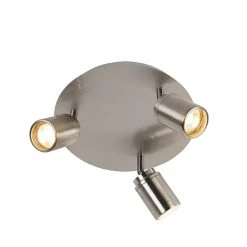 Brandneu 🔔 QAZQA Moderner Badstrahler Stahl 3-flammig IP44 - Ducha 😍