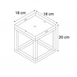 Am billigsten 🎉 QAZQA Industrielle Deckenleuchte rostbraun - Käfig ⭐ -Deckenleuchten Verkaufs-Shop 2782 103478 4