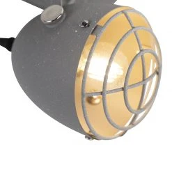 Besorgen 🔥 QAZQA Industriell verstellbarer Spot grauer Beton 2-Licht - Rebus ✨ -Deckenleuchten Verkaufs-Shop 2823 97815 2