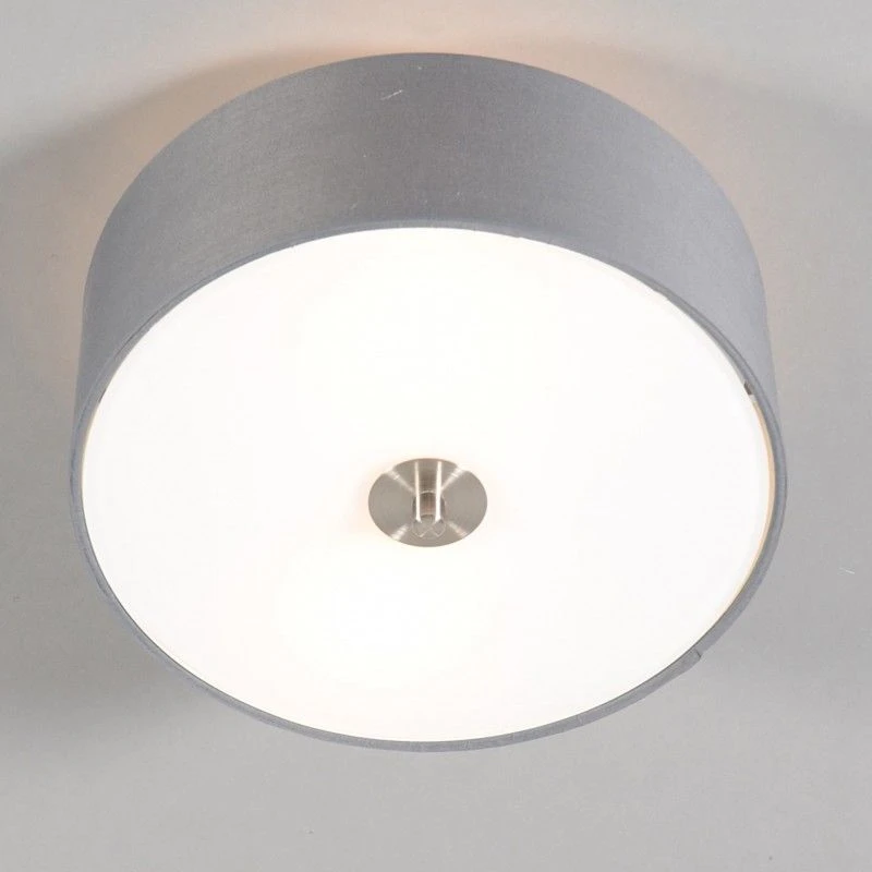 Besorgen 💯 QAZQA Country Deckenleuchte grau 30 cm - Drum ❤️ 3 Besorgen 💯 QAZQA Country Deckenleuchte grau 30 cm - Drum ❤️ – Bild 3