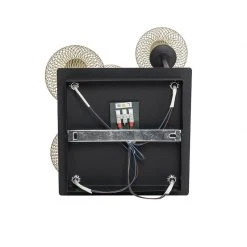 Am billigsten ✔️ QAZQA Moderne Deckenleuchte schwarz mit goldenen 5 Lichtern - Athens Wire 😀 -Deckenleuchten Verkaufs-Shop 2830 103152 9