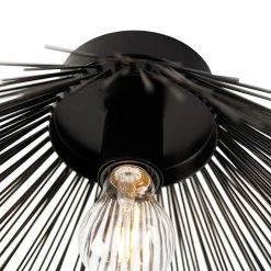 Auslauf 👏 QAZQA Art Deco Deckenlampe schwarz - Besen ❤️ -Deckenleuchten Verkaufs-Shop 2863 104927 6